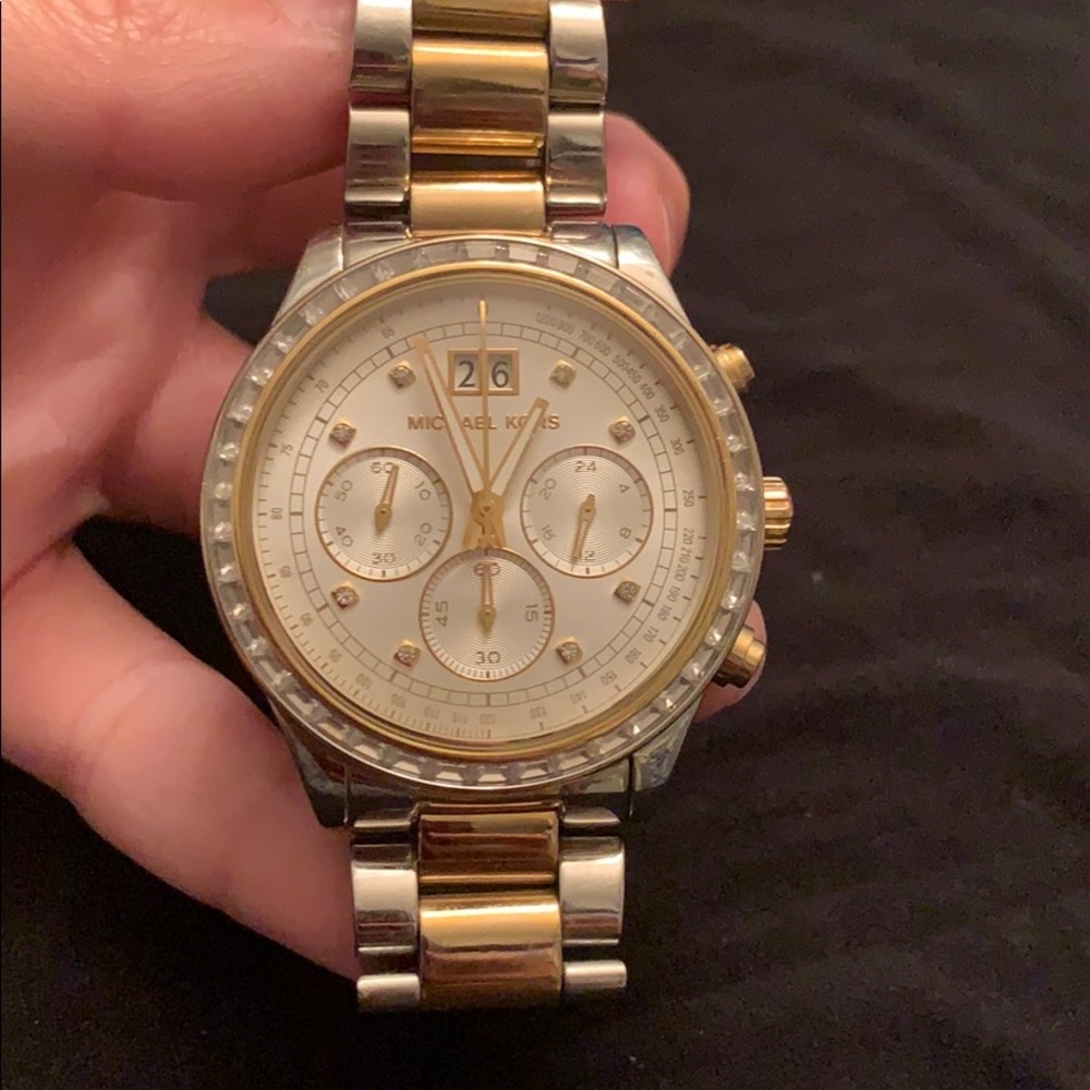 Gold and sliver Michael Kors Watch
